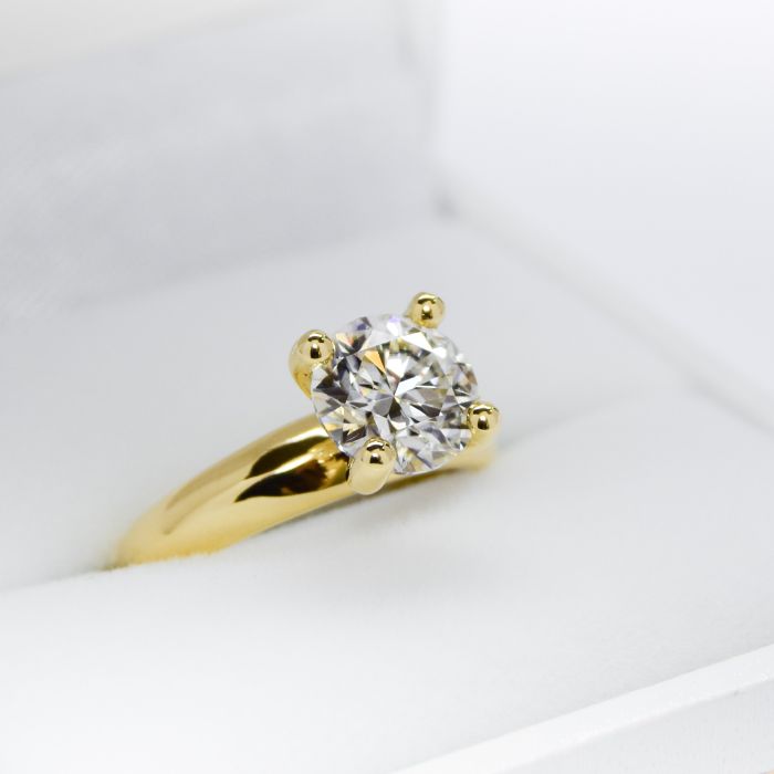 Anillo de compromiso Princess Gold Oro 18K Alianzas y anillos