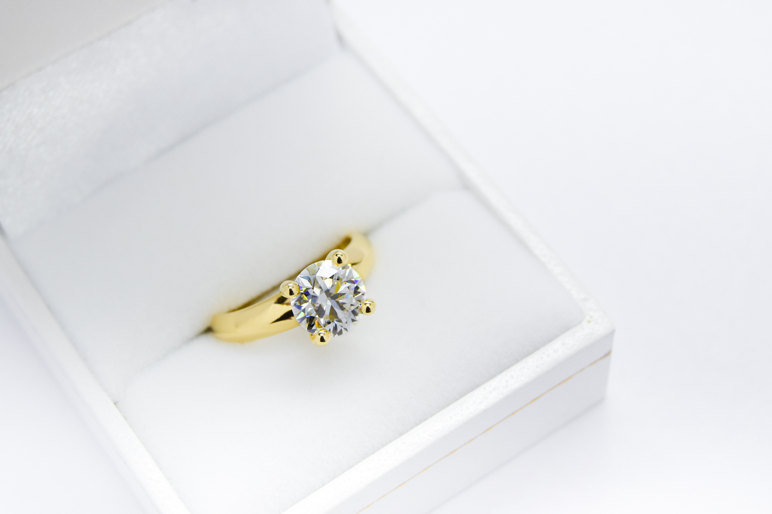 Anillo de compromiso Princess Gold Oro 18K Alianzas y anillos - Main Image